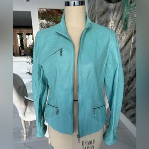 Pamela McCoy leather jacket